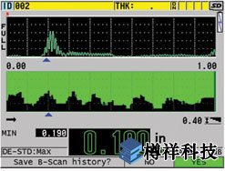 室內顯示設置，B掃描模式