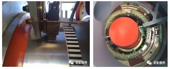 左邊是斑馬帶法，右邊是多齒齒輪法